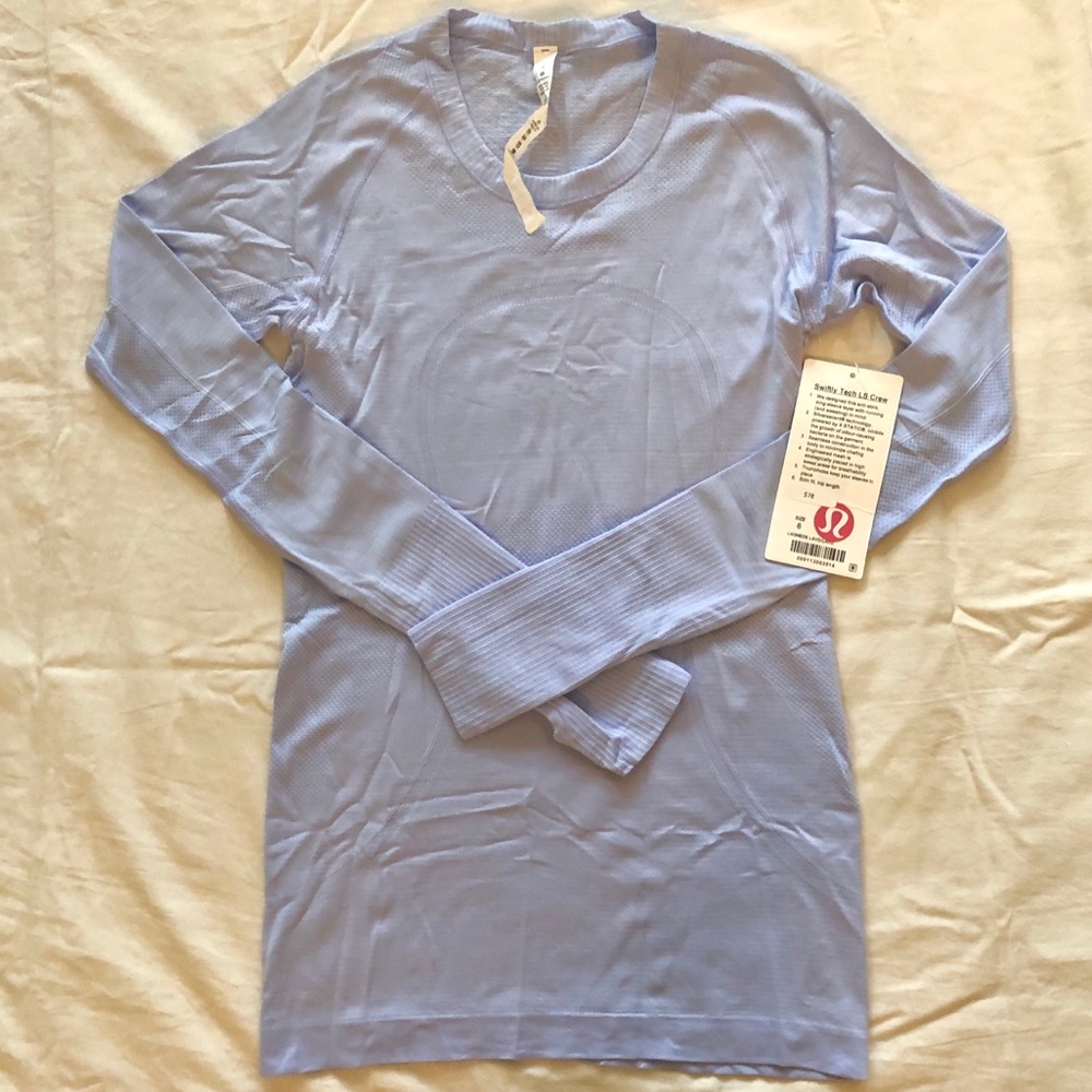 NWT Lululemon Swiftly Tech Long Sleeve Crew size 6